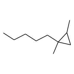 1,2-dimethyl-cis-2-pentyl-cyclopropane