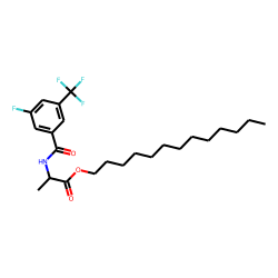 D-Alanine, N-(3-fluoro-5-trifluoromethylbenzoyl)-, tridecyl ester