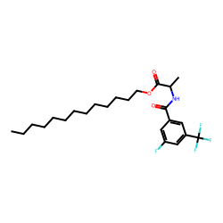 D-alanine, n-(3-fluoro-5-trifluoromethylbenzoyl)-, tridecyl ester
