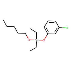 Silane, diethyl(3-chlorophenoxy)pentyloxy-