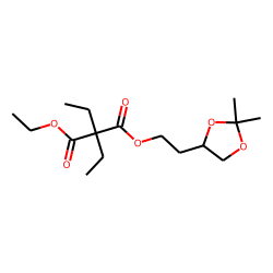 Diethylmalonic acid, 2-(3,3-dimethyl-2,4-oxacyclopentyl)ethyl ethyl ester