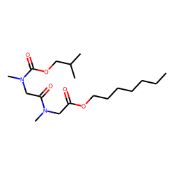 Sarcosylsarcosine, N-isobutoxycarbonyl-, heptyl ester
