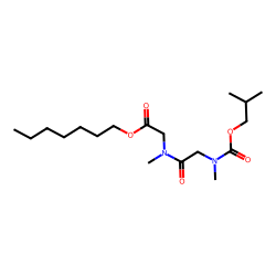 Sarcosylsarcosine, n-isobutoxycarbonyl-, heptyl ester
