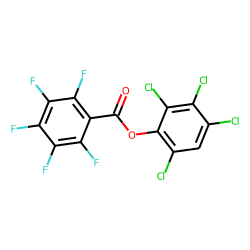 Pentafluorobenzoic acid, 2,3,4,6-tetrachlorophenyl ester