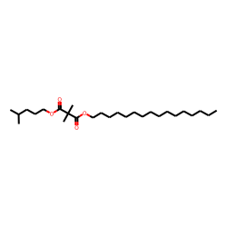 Dimethylmalonic acid, hexadecyl isohexyl ester