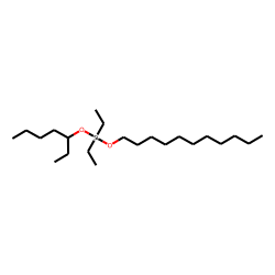 Silane, diethyl(3-heptyloxy)undecyloxy-