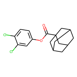 1-Adamantanecarboxylic acid, 3,4-dichlorophenyl ester