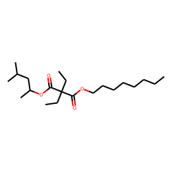 Diethylmalonic acid, 4-methylpent-2-yl octyl ester