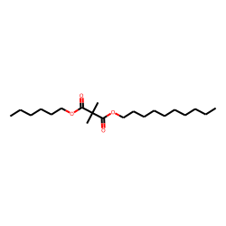 Dimethylmalonic acid, decyl hexyl ester