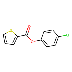 2-Thiophenecarboxylic acid, 4-chlorophenyl ester