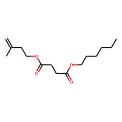 Succinic acid, hexyl 3-methylbut-3-enyl ester