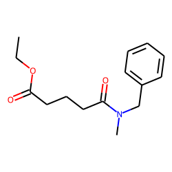 Glutaric acid, monoamide, N-methyl-N-benzyl-, ethyl ester