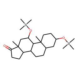 Androstan-3,11-diol-17-one, TMS
