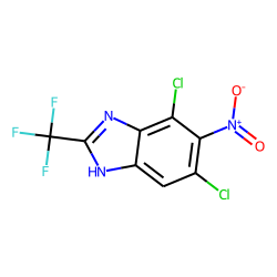 Benzimidazole, 4,6-dichloro-5-nitro-2-(trifluoromethyl)-