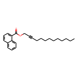 1-Naphthoic acid, tridec-2-ynyl ester