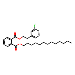 Phthalic acid, 2-(3-chlorophenyl)ethyl tridecyl ester