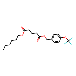 Glutaric acid, hexyl 4-(trifluoromethoxy)benzyl ester