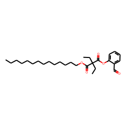 Diethylmalonic acid, 2-formylphenyl tetradecyl ester