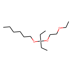 Silane, diethyl(2-ethoxyethyloxy)hexyloxy-