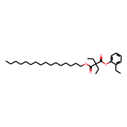 Diethylmalonic acid, 2-ethylphenyl hexadecyl ester
