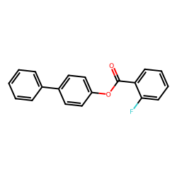 BENZOIC ACID, 2-FLUORO-, 4-BIPHENYLYL ESTER