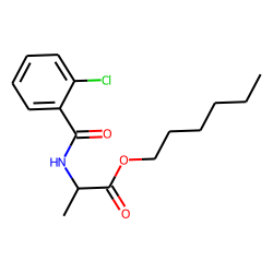 D-Alanine, N-(2-chlorobenzoyl)-, hexyl ester