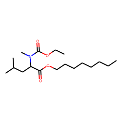 l-Leucine, N-ethoxycarbonyl-N-methyl-, octyl ester