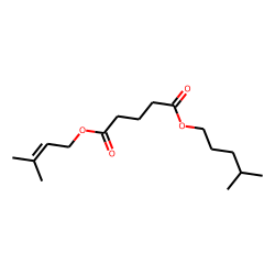Glutaric acid, isohexyl 3-methylbut-2-enyl ester