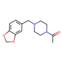 Piperazine, 1-(1,3-benzodioxol-5-ylmethyl)-4-acetyl