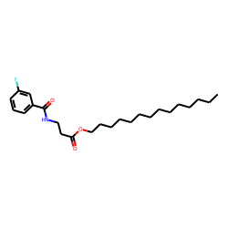 «beta»-Alanine, N-(3-fluorobenzoyl)-, tetradecyl ester