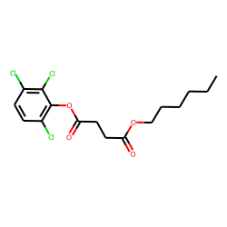 Succinic acid, hexyl 2,3,6-trichlorophenyl ester