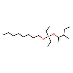 Silane, diethyl(3-methylpent-2-yloxy)octyloxy-
