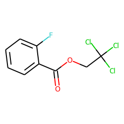 2-Fluorobenzoic acid, 2,2,2-trichloroethyl ester