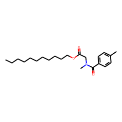 Sarcosine, N-(4-methylbenzoyl)-, undecyl ester