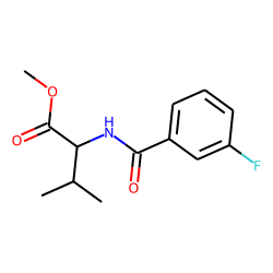 l-Valine, N-(3-fluorobenzoyl)-, methyl ester