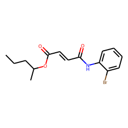 Fumaric acid, monoamide, N-(2-bromophenyl)-, 2-pentyl ester