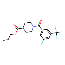 Isonipecotic acid, N-(3-fluoro-5-trifluoromethylbenzoyl)-, propyl ester