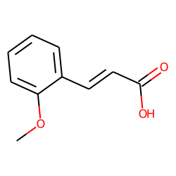 2-Propenoic acid, 3-(2-methoxyphenyl)-