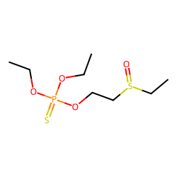 Phosphorothioic acid, O,O-diethyl O-[2-(ethylsulfinyl)ethyl] ester