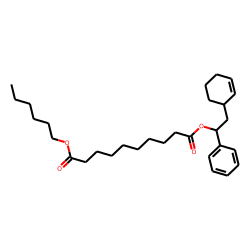 Sebacic acid, (2-(cyclohexenyl-3)-1-phenyl)ethyl hexyl ester