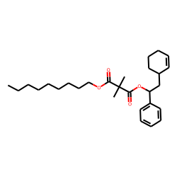 Dimethylmalonic acid, nonyl 1-phenyl-2-(cyclohex-2-enyl)ethyl ester