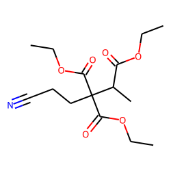 5-Cyano-2,3,3-pentanetricarboxylic acid, triethyl ester