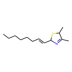 4,5-dimethyl-2-(1-octenyl)-3-thiazoline, cis
