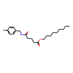 Glutaric acid, monoamide, N-(4-methylbenzyl)-, nonyl ester