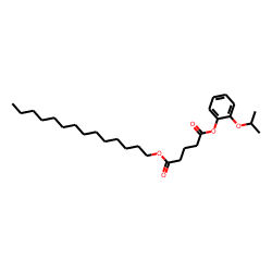 Glutaric acid, 2-isopropoxyphenyl tetradecyl ester
