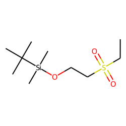 2-Ethylsulfonylethanol, tert-butyldimethylsilyl ether