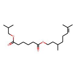 Adipic acid, «beta»-citronellyl isobutyl ester
