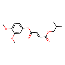 Fumaric acid, 3,4-dimethoxyphenyl isobutyl ester