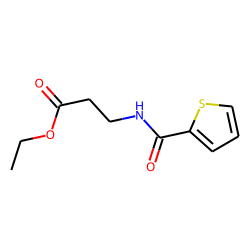 «beta»-Alanine, N-(thiophene-2-carbonyl)-, ethyl ester