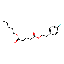 Glutaric acid, 2-(4-fluorophenyl)ethyl pentyl ester